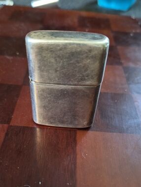 Vintage Sterling Silver Flip Top Lighter Made In MEXICO
